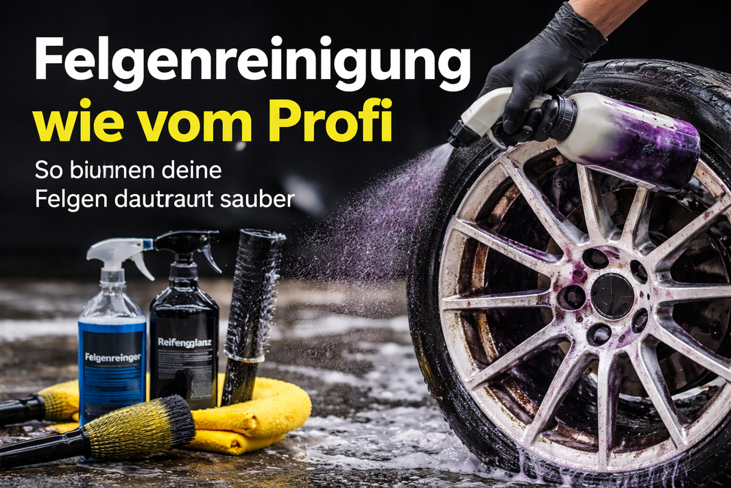 Felgenreinigung wie vom Profi – so bleiben deine Felgen dauerhaft sauber