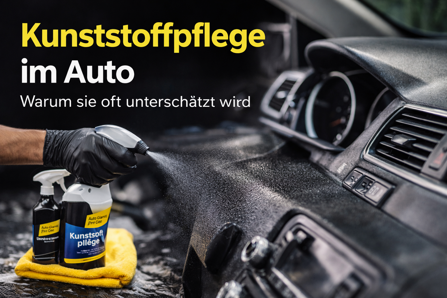 Kunststoffpflege im Auto – warum sie oft unterschätzt wird