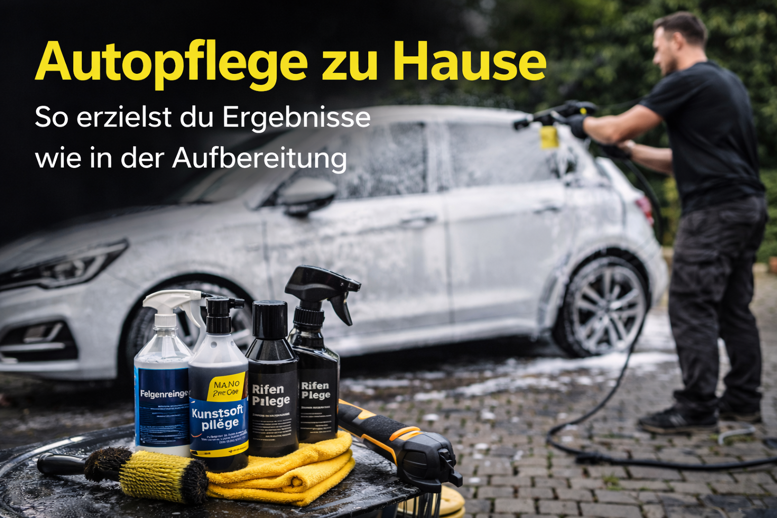 Autopflege zu Hause – so erzielst du Ergebnisse wie in der Aufbereitung