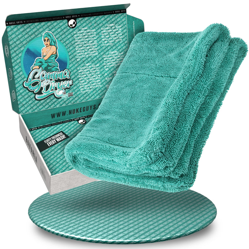 Nuke Guys Gamma Dryer - Mikrofaser Trockentuch - 1400 GSM, 40 x 60 cm - Mint - Verpackt-1