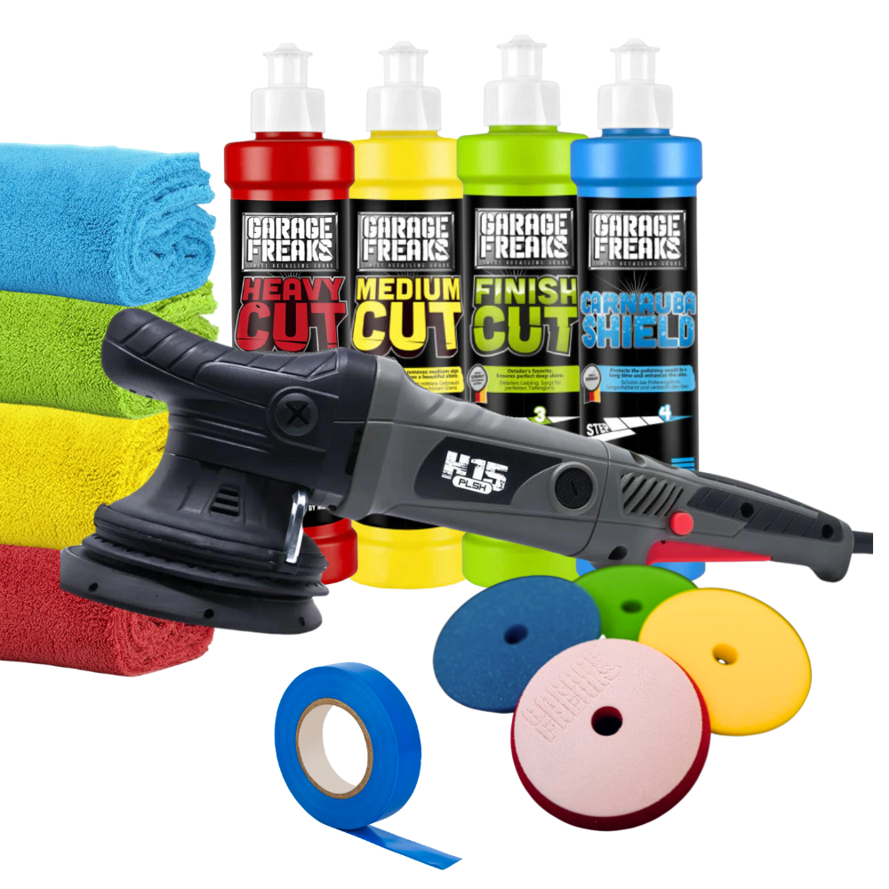 Auto Glanz Pro Einsteiger Poliermaschinen-Set
