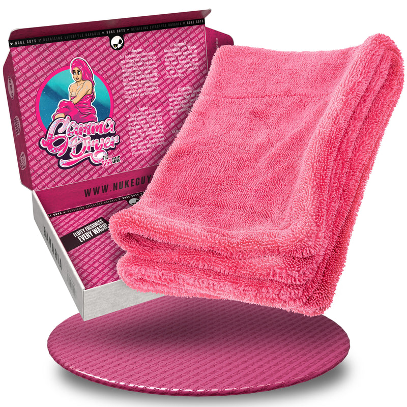 Nuke Guys Gamma Dryer - Mikrofaser Trockentuch - 1400 GSM, 40 x 60 cm - Pink-1