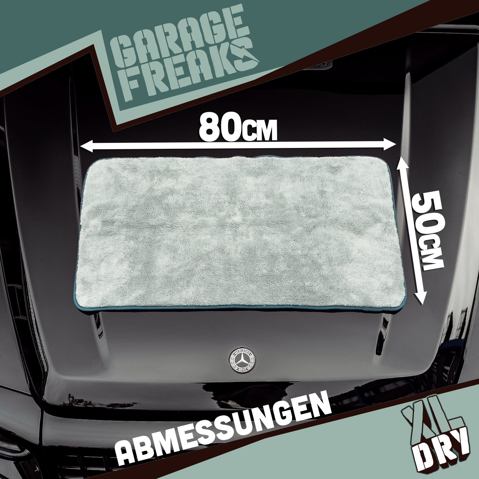 Garage Freaks - XL DRY - Trockentuch 50x80cm, 1200 GSM-2