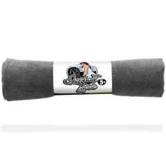 Nuke Guys - Asphaltliebe 5er Pack Allzweck Mikrofasertuch, grau, 40x40cm, 380 GSM-1