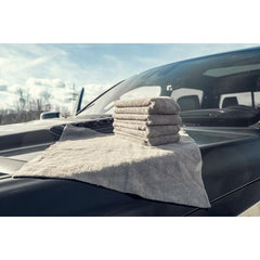 Nuke Guys - Asphaltliebe 5er Pack Allzweck Mikrofasertuch, grau, 40x40cm, 380 GSM-12