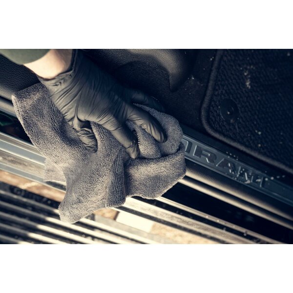 Nuke Guys - Asphaltliebe 5er Pack Allzweck Mikrofasertuch, grau, 40x40cm, 380 GSM-9