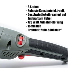 Poliermaschine PLSH Exzenter H15 15mm Hub, 125mm Stützteller-2