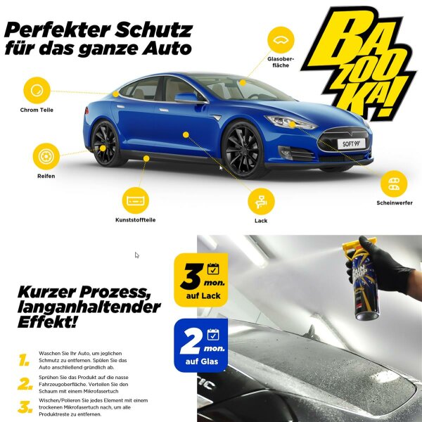 Soft99 Rain Drop Bazooka Sprühversiegelung 300ml-3