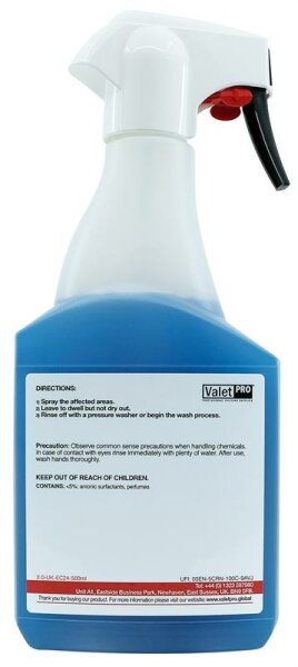 ValetPRO Bug Remover 0,5 Liter - Insektenentferner in Sprühflasche-2